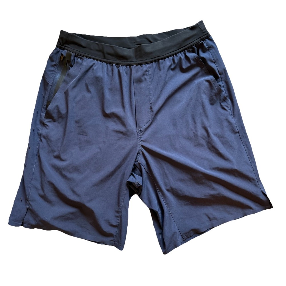 Ten Thousand Shorts Mens Size M, Navy Black 9" Interval Performance Training Gym